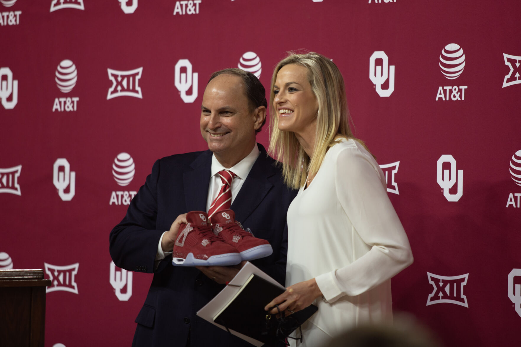 Joe Castiglione and Jennie Baranczyk